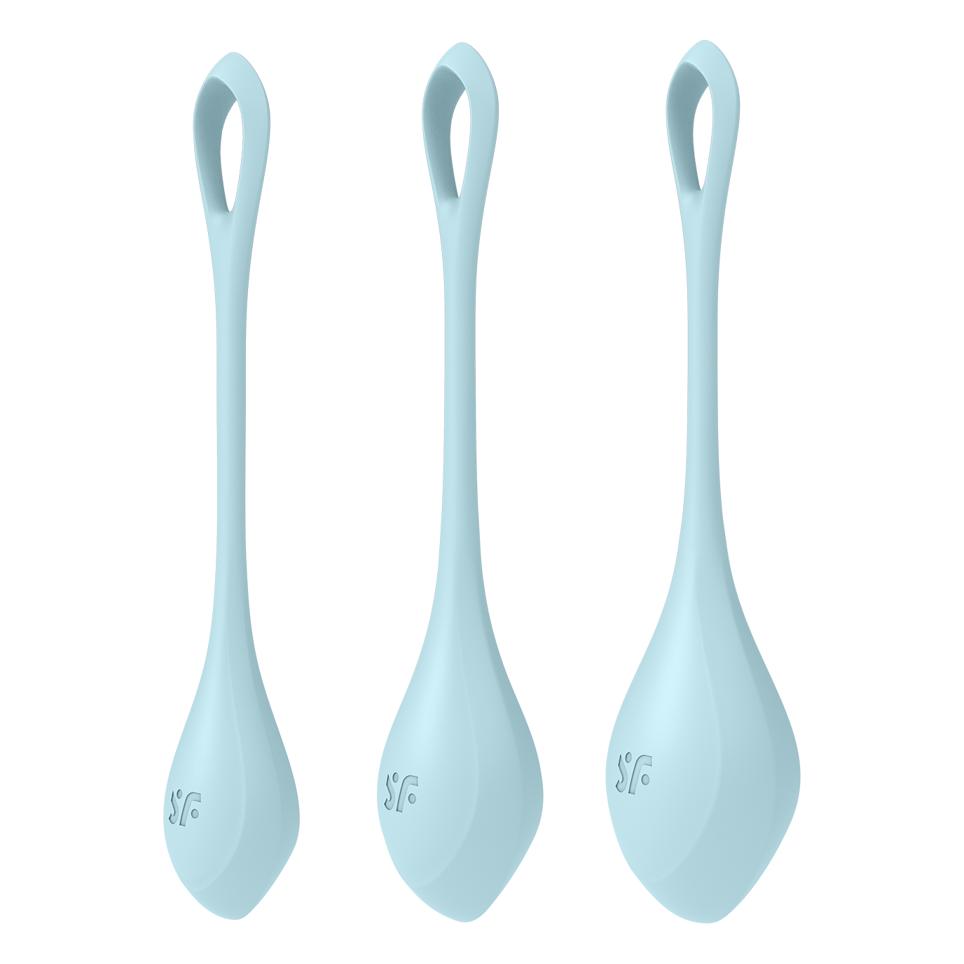 Satisfyer Yoni Power 2 Silicone Kegel Balls Set of 3 Blue