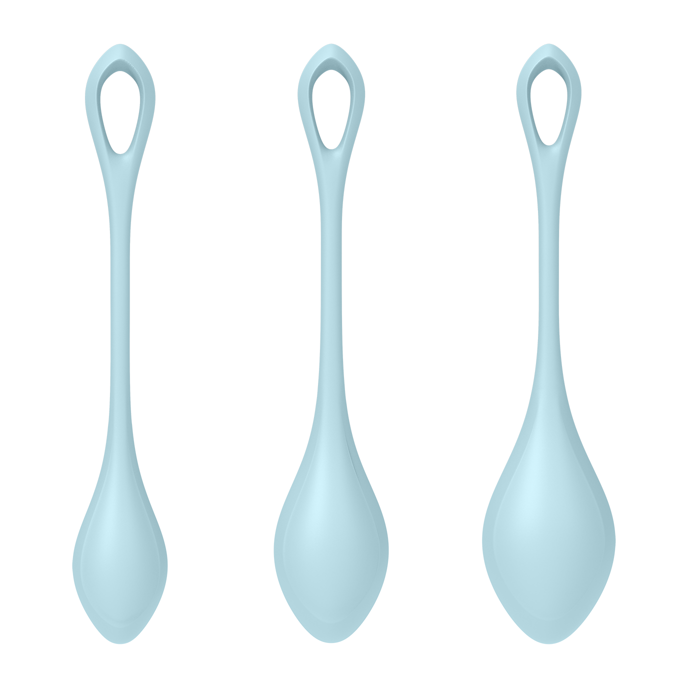 Satisfyer Yoni Power 2 Silicone Kegel Balls Set of 3 Blue