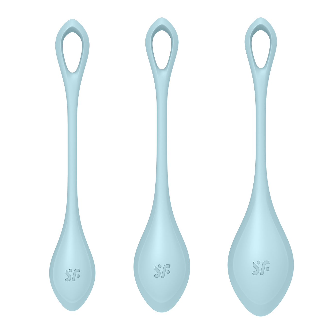 Satisfyer Yoni Power 2 Silicone Kegel Balls Set of 3 Blue
