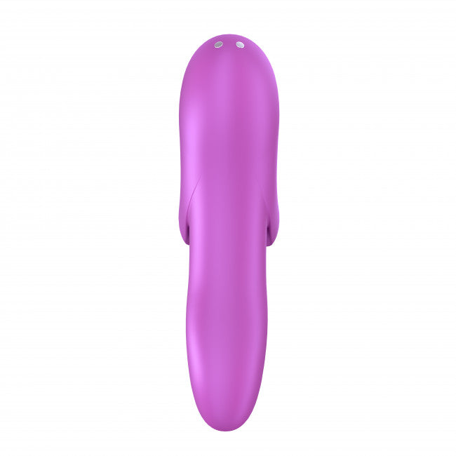 Satisfyer Bold Lover Silicone Finger Vibrator Pink