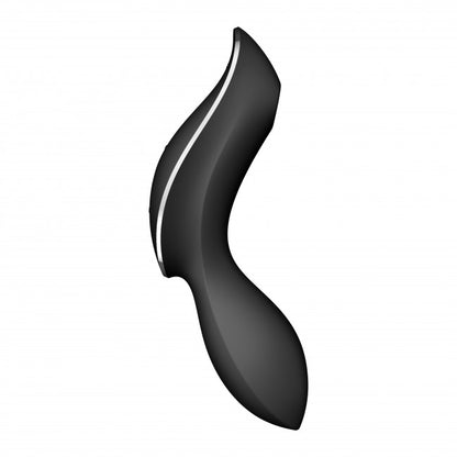 Satisfyer Curvy Trinity 2 Vibrating Air Pulse Vibrator Black