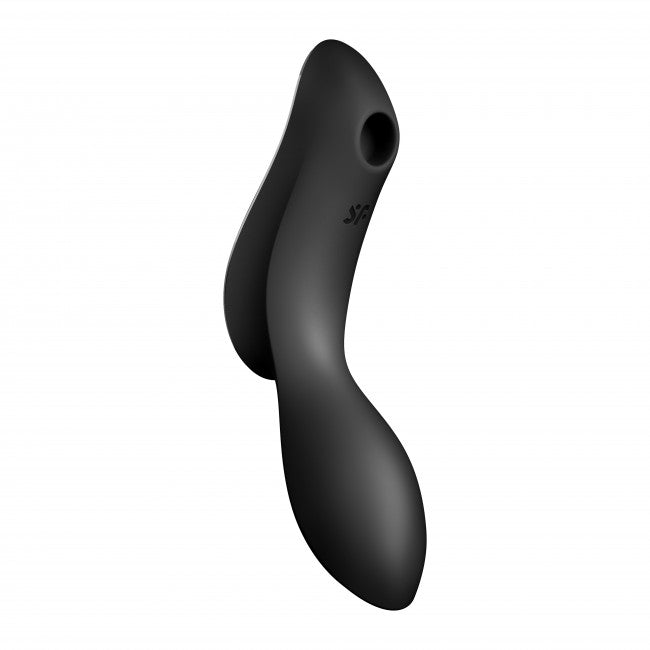 Satisfyer Curvy Trinity 2 Vibrating Air Pulse Vibrator Black