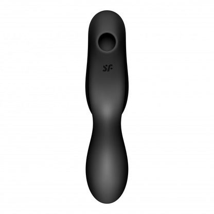 Satisfyer Curvy Trinity 2 Vibrating Air Pulse Vibrator Black