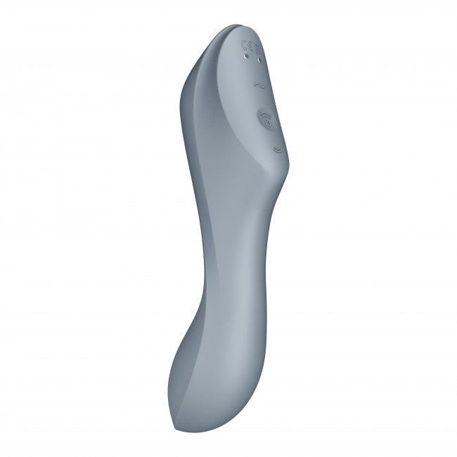 Satisfyer Curvy Trinity 3 Air Pulse Vibrator Grey