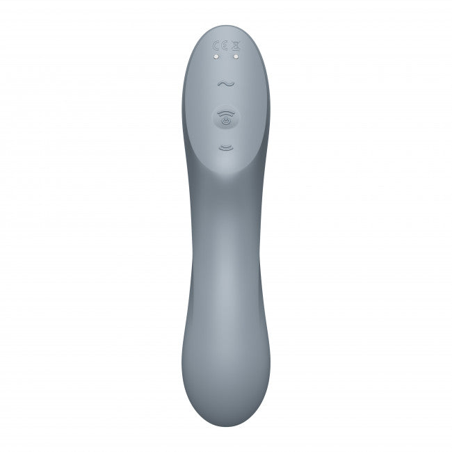 Satisfyer Curvy Trinity 3 Air Pulse Vibrator Grey