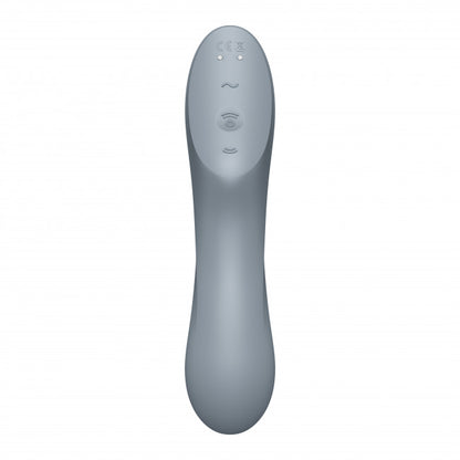 Satisfyer Curvy Trinity 3 Air Pulse Vibrator Grey