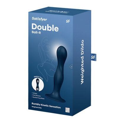 Satisfyer Double Ball-R Weighted Dildo Blue