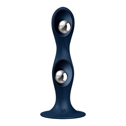 Satisfyer Double Ball-R Weighted Dildo Blue