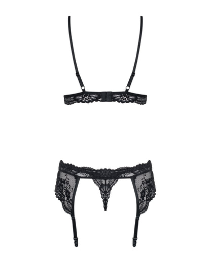 Obsessive 810 Black Lingerie Set