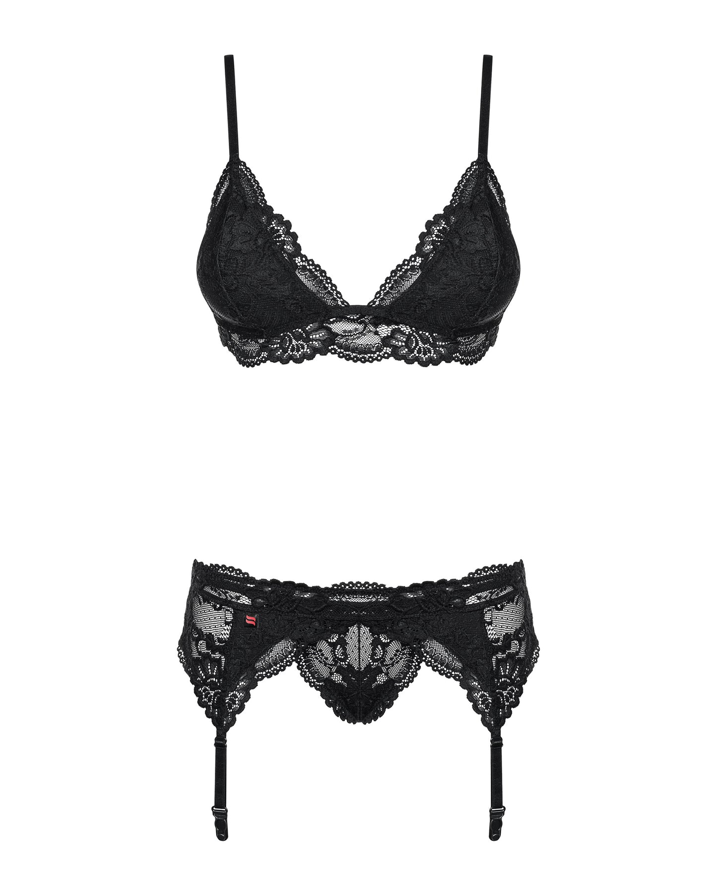 Obsessive 810 Black Lingerie Set