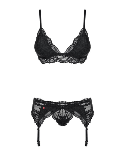 Obsessive 810 Black Lingerie Set