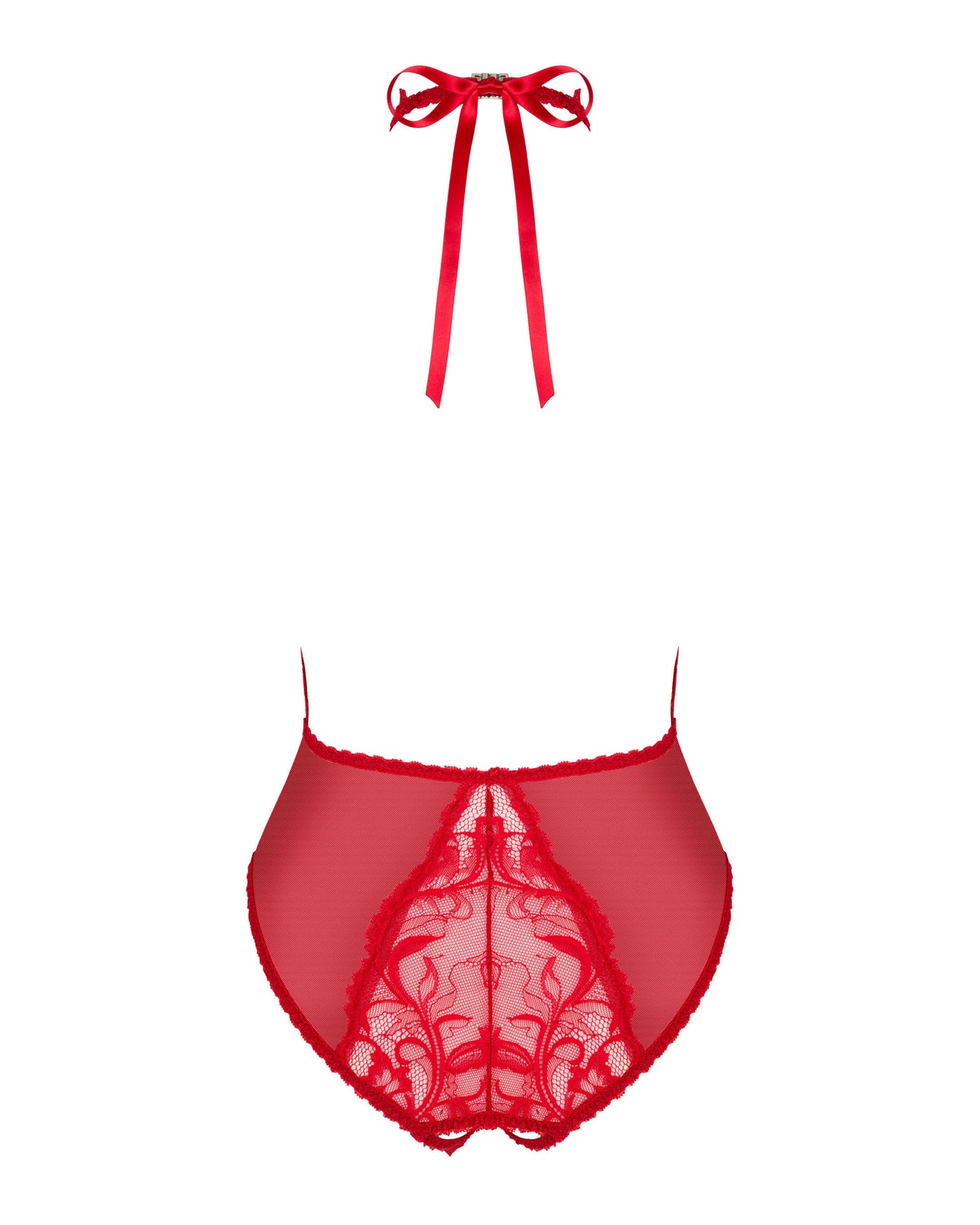 Obsessive Dagmarie Crotchless Red Teddy