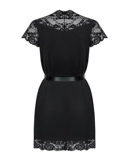 Obsessive 810 Black Peignoir