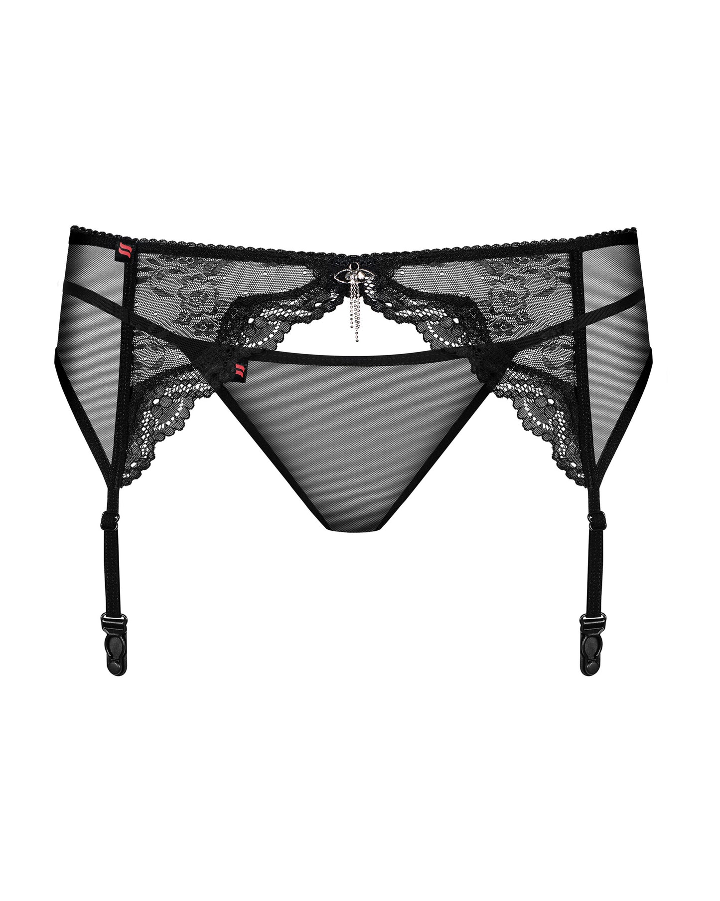 Obsessive Charms Black Garter Belt