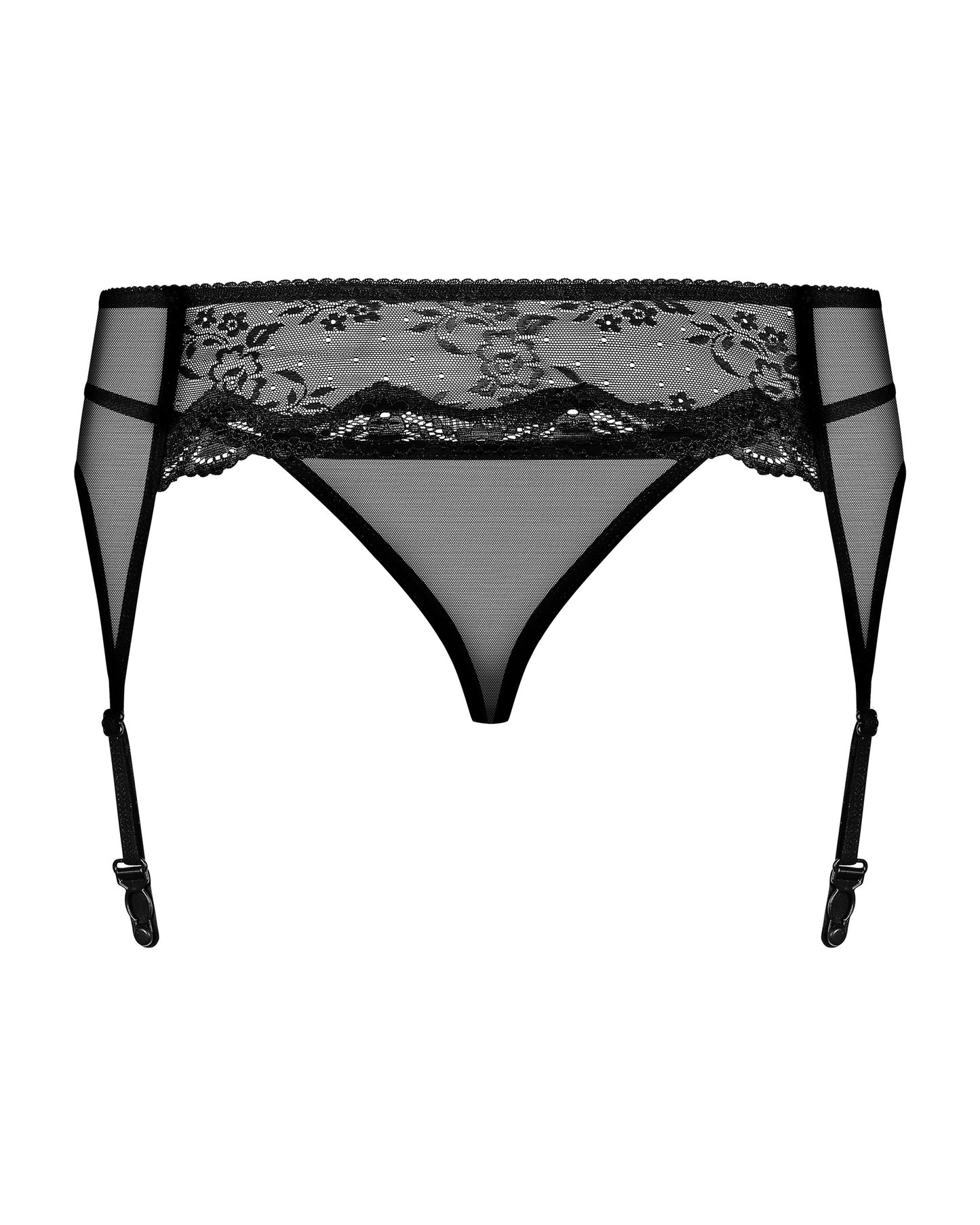 Obsessive Charms Black Garter Belt