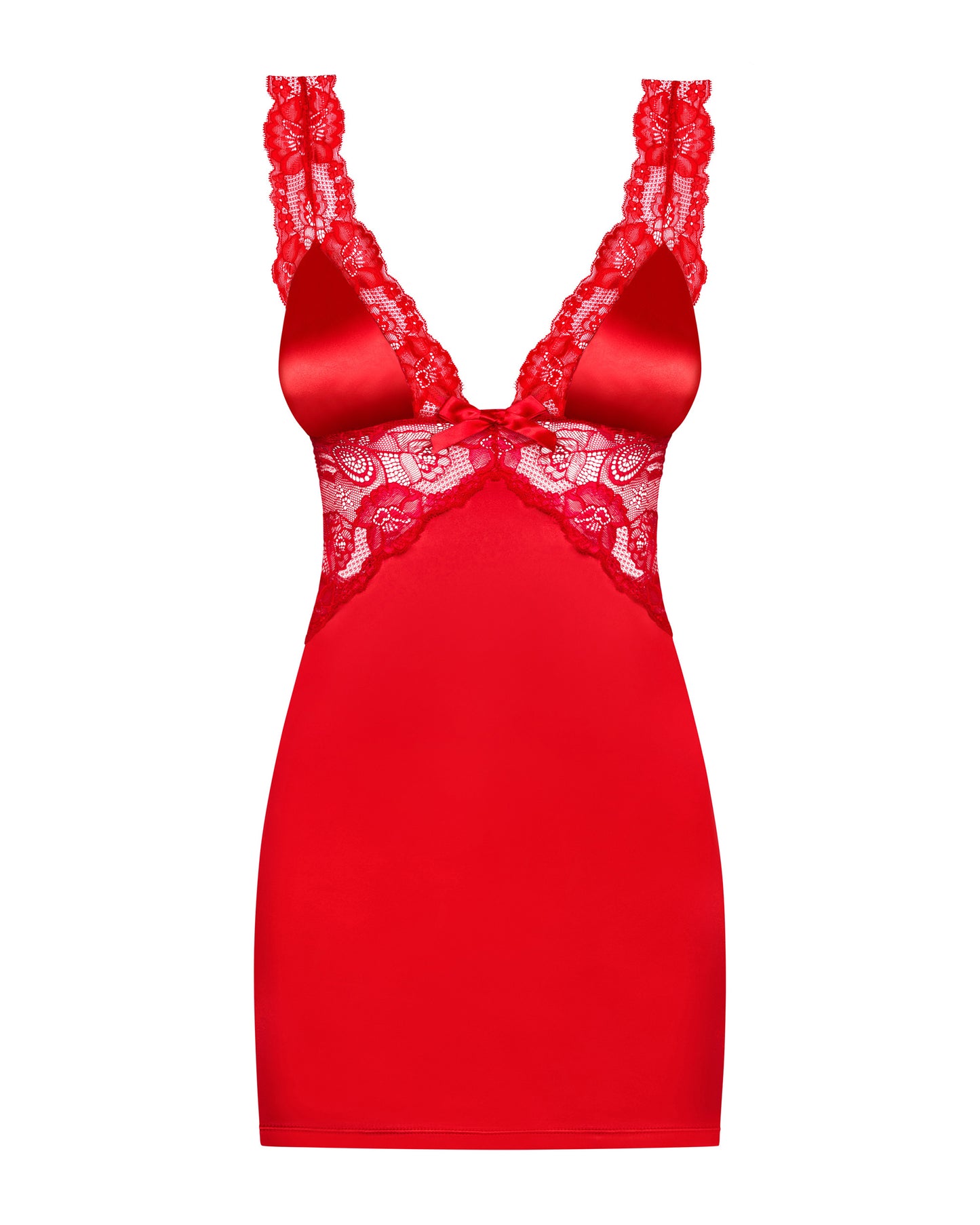 Obsessive Secred Red Chemise & Thong