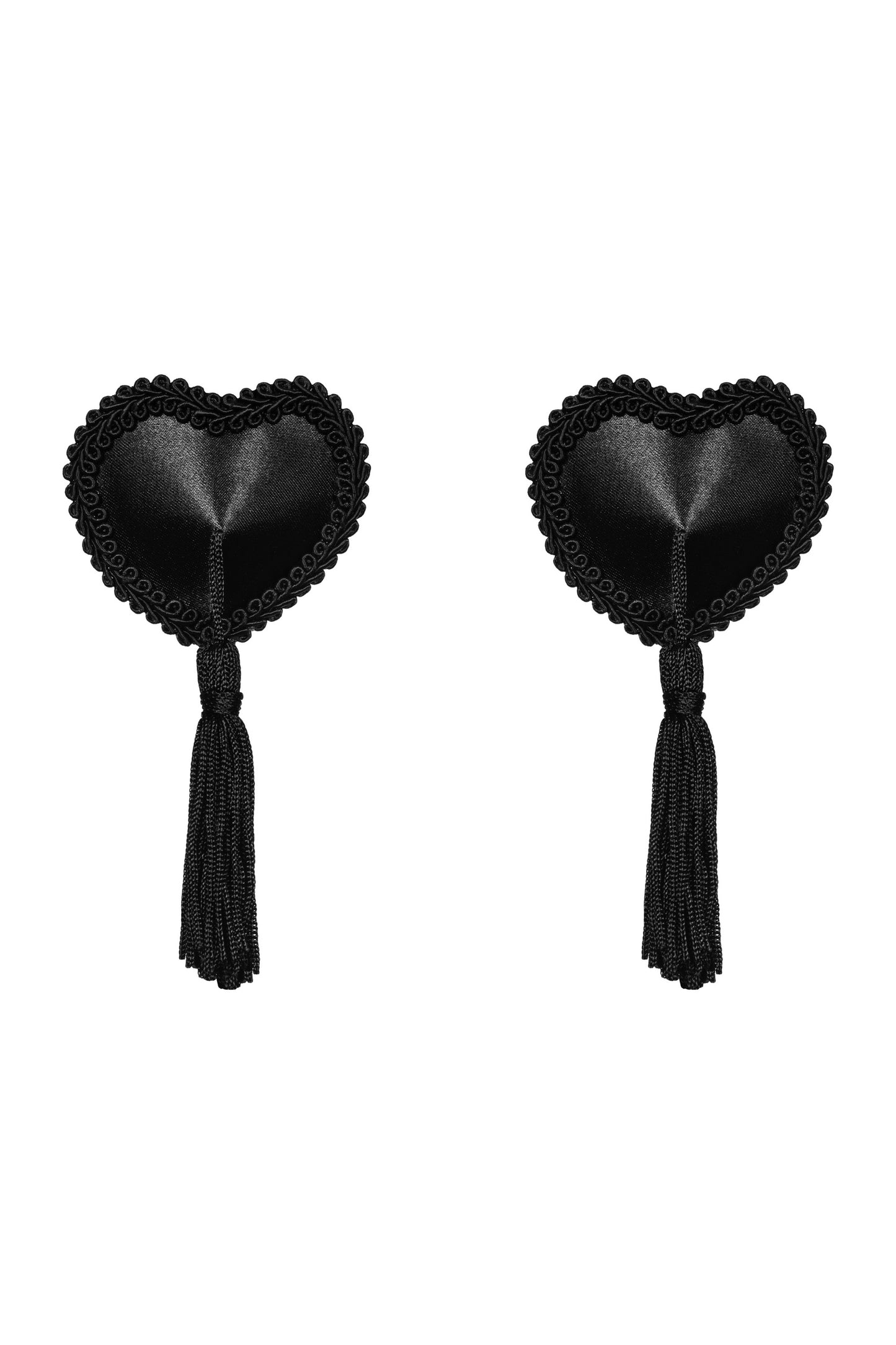 Obsessive Tassel Black Nipple Covers