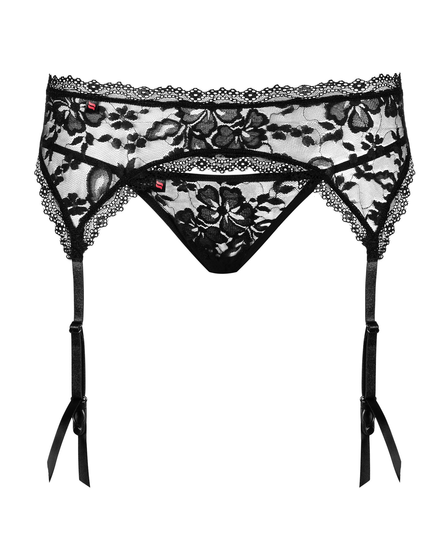 Obsessive Catia Black Garter Belt