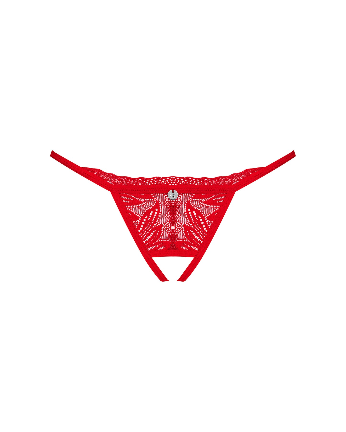 Obsessive Chilisa Red Crotchless Thong