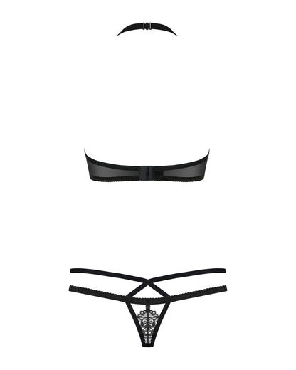 Obsessive 838 Black Lingerie Set