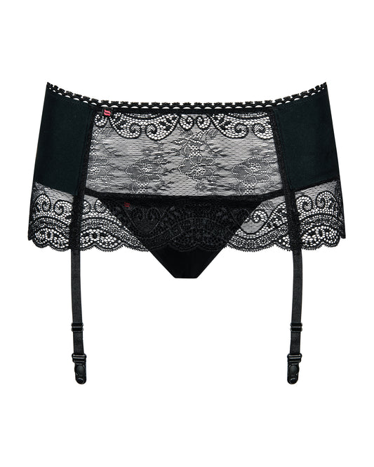 Obsessive Miamor Black Garter Belt