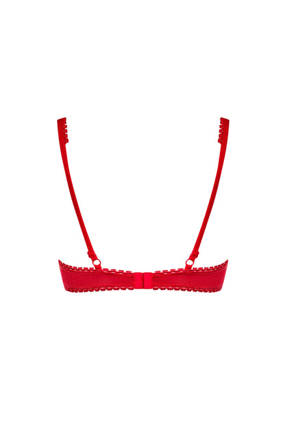 Obsessive Lovica Red Half-Bra