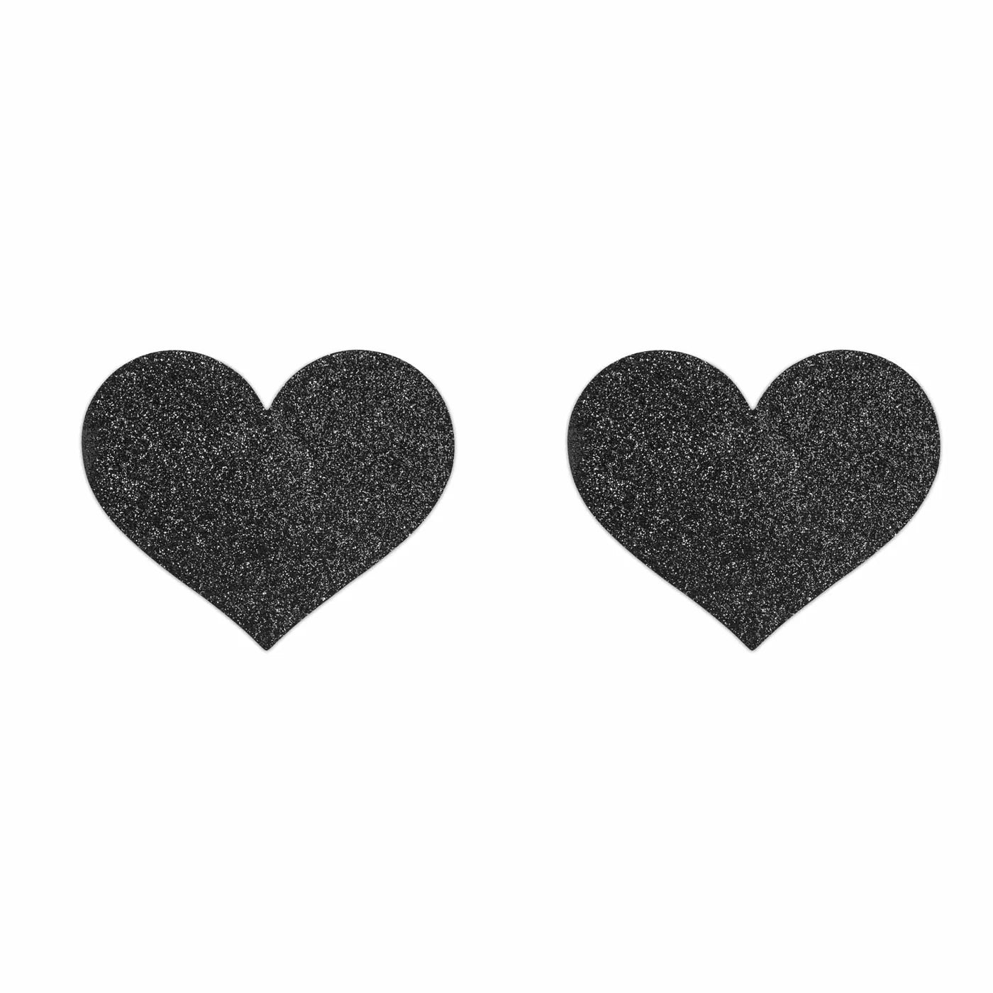 Bijoux Indiscrets Flash Black Heart Nipple Pasties