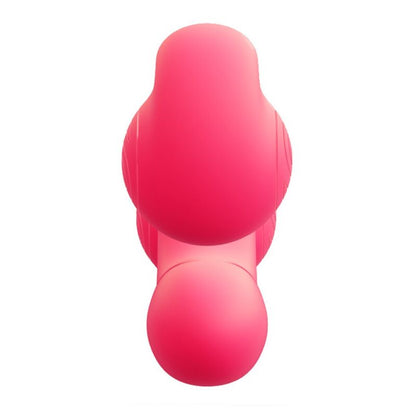 Snail Vibe Silicone Dual Stimulation Vibrator Pink