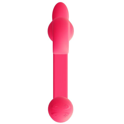 Snail Vibe Silicone Dual Stimulation Vibrator Pink