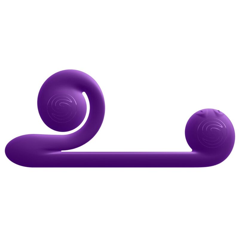 Snail Vibe Silicone Dual Stimulation Vibrator Purple