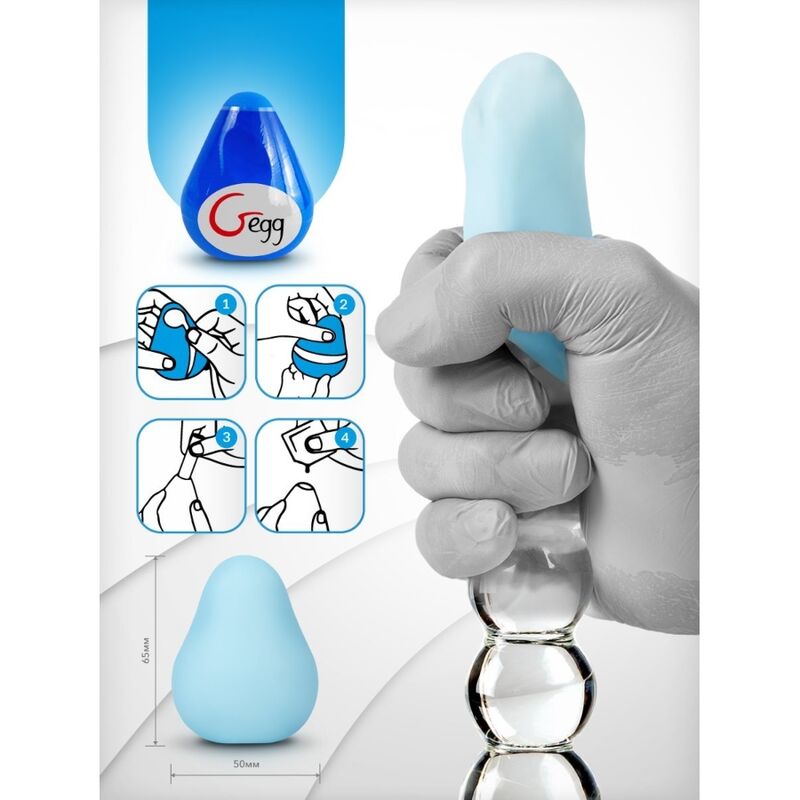 Gvibe G-Egg Masturbator Blue