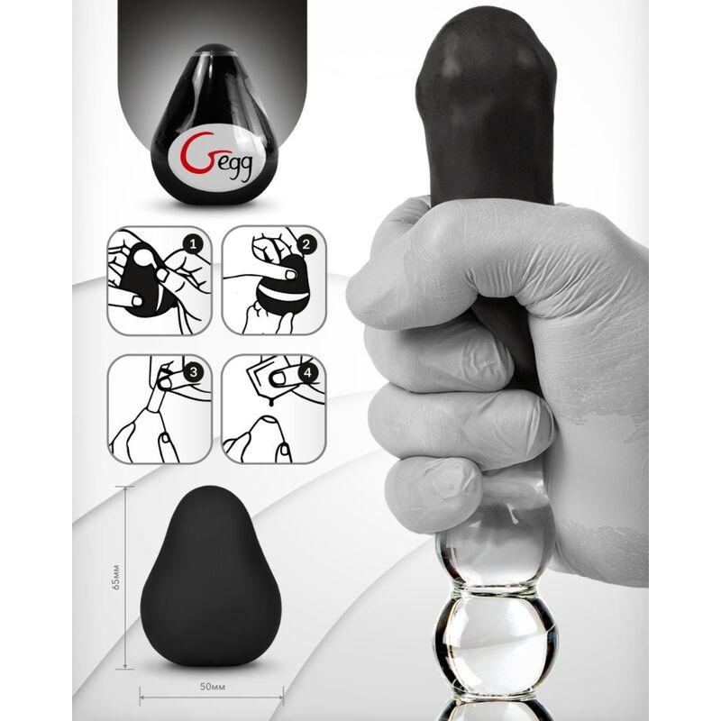 Gvibe G-Egg Masturbator Black