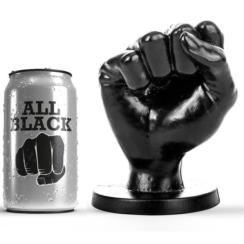 All Black Fist Anal Plug 14cm