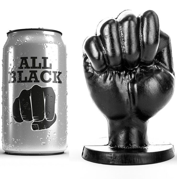 All Black Fist Anal Plug 13cm