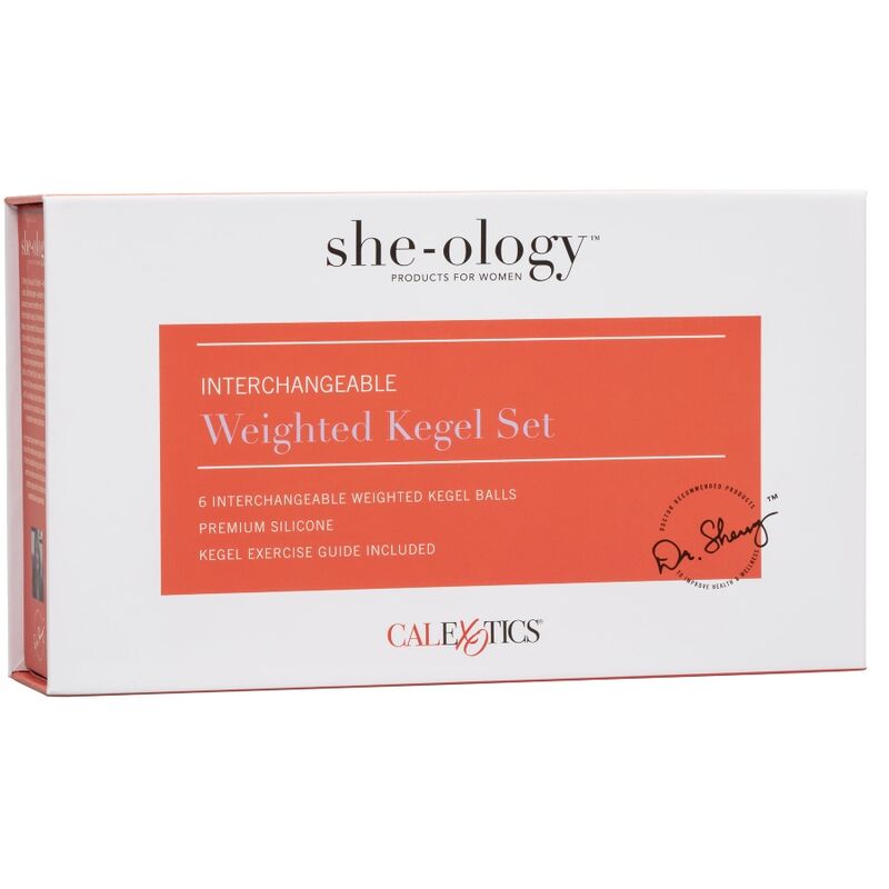 CalExotics She-ology Interchangeable Weighted Kegel Set