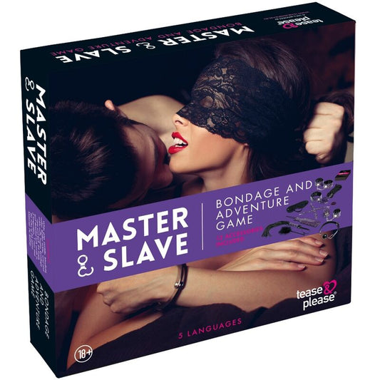 Tease & Please Master & Slave Bondage Game Purple