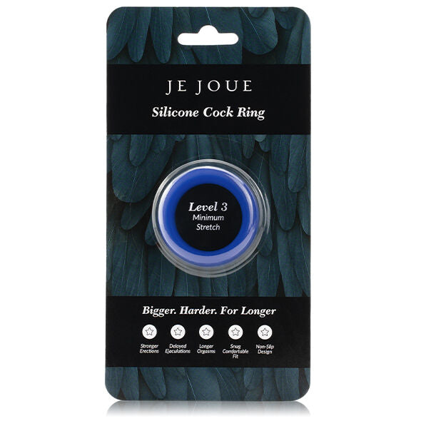 Je Joue Minimum Stretch Silicone Cock Ring Blue