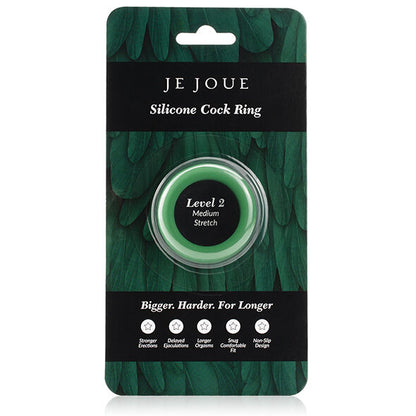 Je Joue Medium Stretch Silicone Cock Ring Green