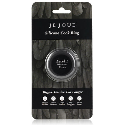 Je Joue Maximum Stretch Silicone Cock Ring Black