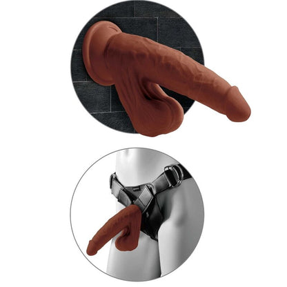 King Cock Plus 3D Swinging Balls Dildo 24.5cm Deep