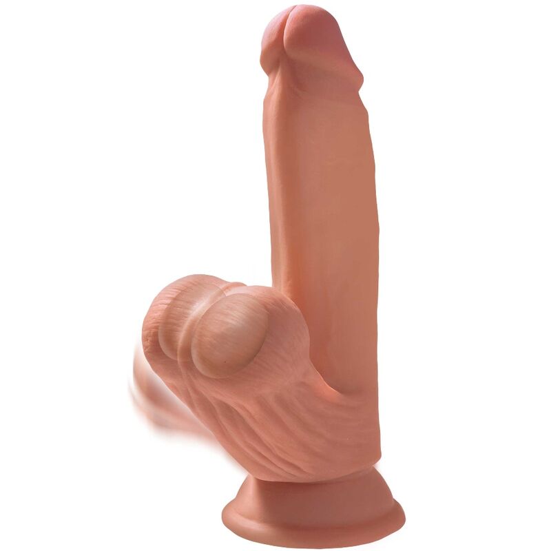 King Cock Plus 3D Swinging Balls Dildo 15.2cm Medium