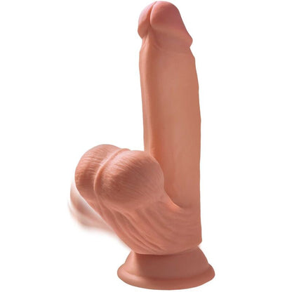 King Cock Plus 3D Swinging Balls Dildo 15.2cm Medium