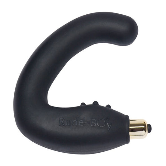 Rocks-Off Rude-Boy Silicone Prostate Massager Black