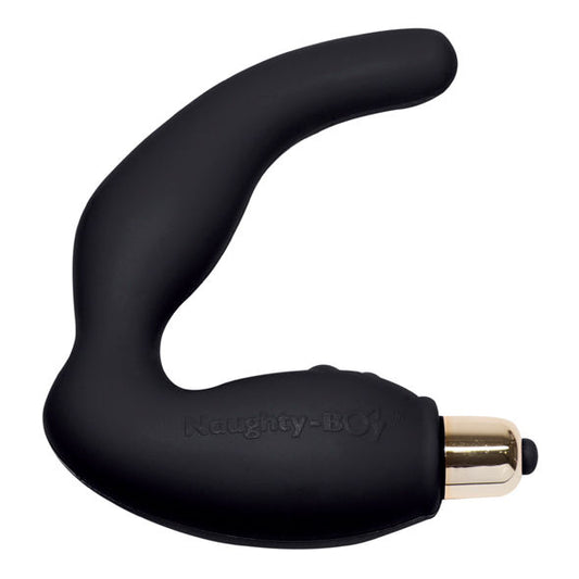 Rocks-Off Naughty-Boy Silicone Prostate Massager Black