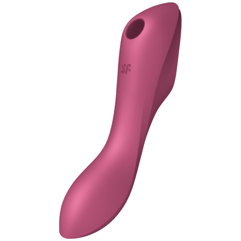 Satisfyer Curvy Trinity 3 Air Pulse Vibrator Red