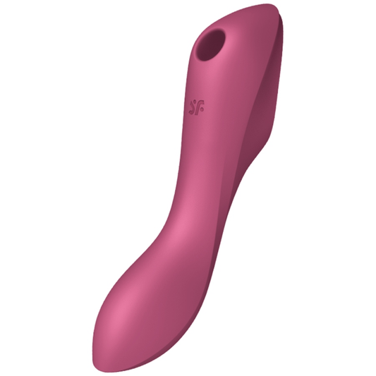 Satisfyer Curvy Trinity 3 Air Pulse Vibrator Red