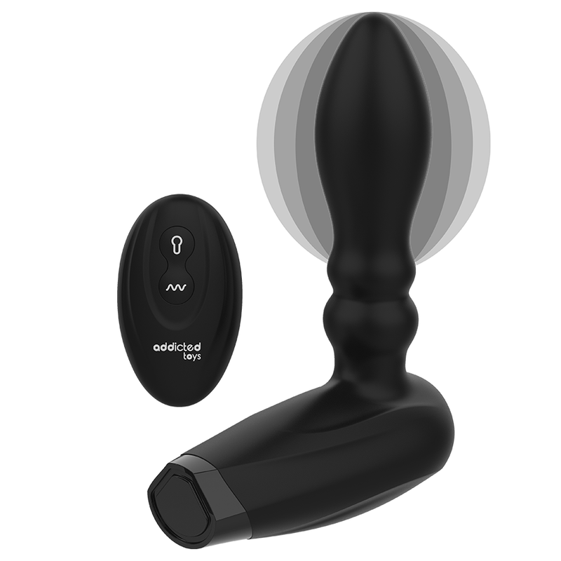 Addicted Toys Inflatable Remote Control Vibrating Anal Plug