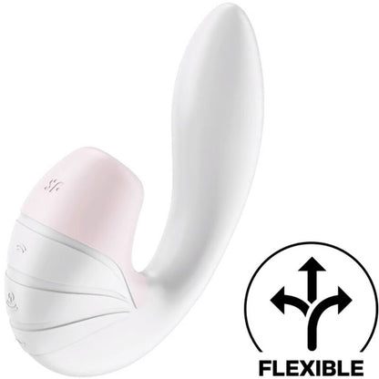 Satisfyer Supernova Vibrating Air Pulse Dual Vibrator White