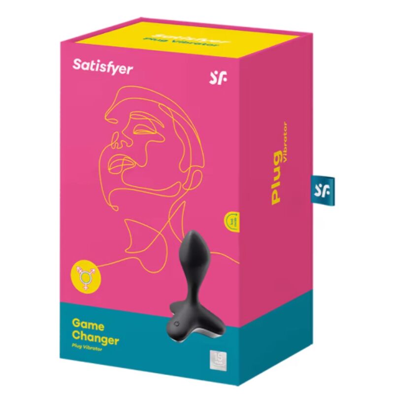 Satisfyer Game Changer Silicone Anal Vibrator Black