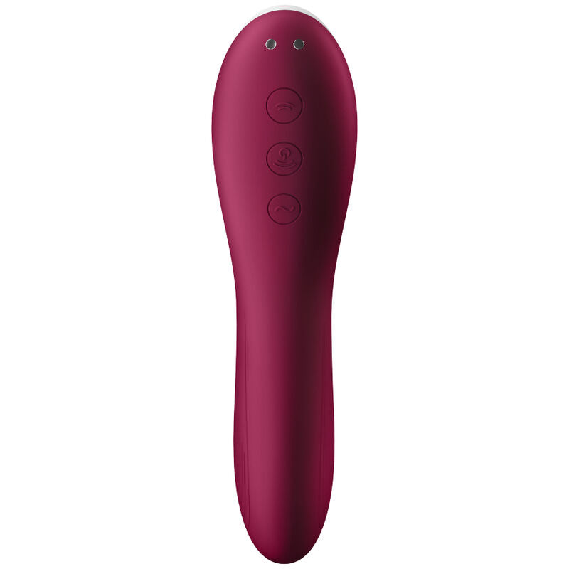 Satisfyer Dual Crush Vibrating Air Pulse Clitoral Stimulator